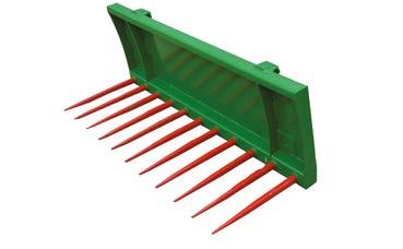 grab width - 500mm Fits all compact loaders 1500mm 11x 600mm 80 Kg Heavy duty forks at 136mm
