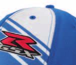 QTYs of 3 GSX-R 3D embroidered logo, pre-curved