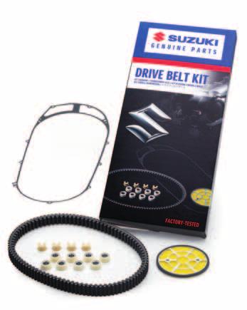 CLUTCH PLATE KITS The Suzuki Genuine Clutch Kits are packaged with all the same high-quality OEM clutch plates, springs, and gaskets that your bike was built with.