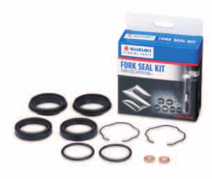 KITS The Suzuki Genuine Steering Stem Bearing Kits include all the necessary parts to rebuild your steering stem.