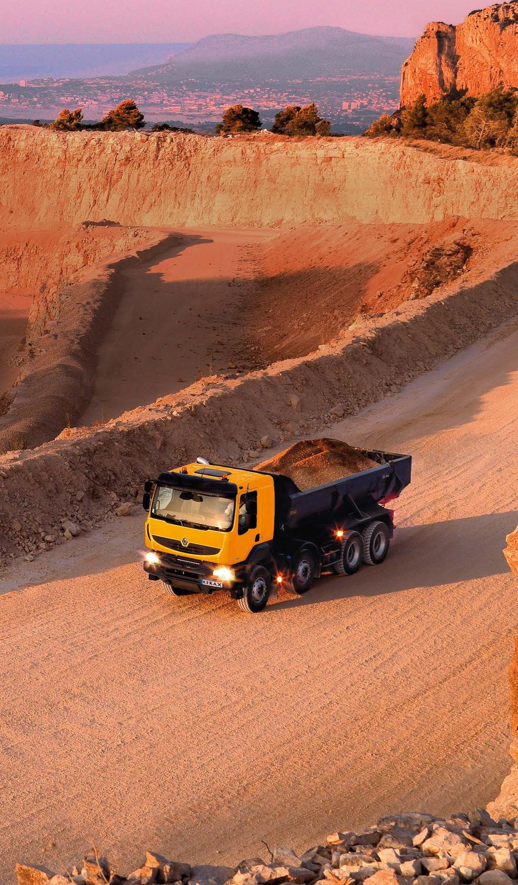 strong on robustness renault trucks vehicles are designed to be robust tools capable of resisting the most challenging environments.