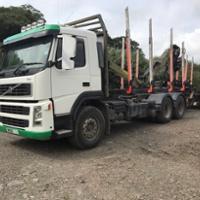 TIMBER TRUCK WITH DRAW BAR