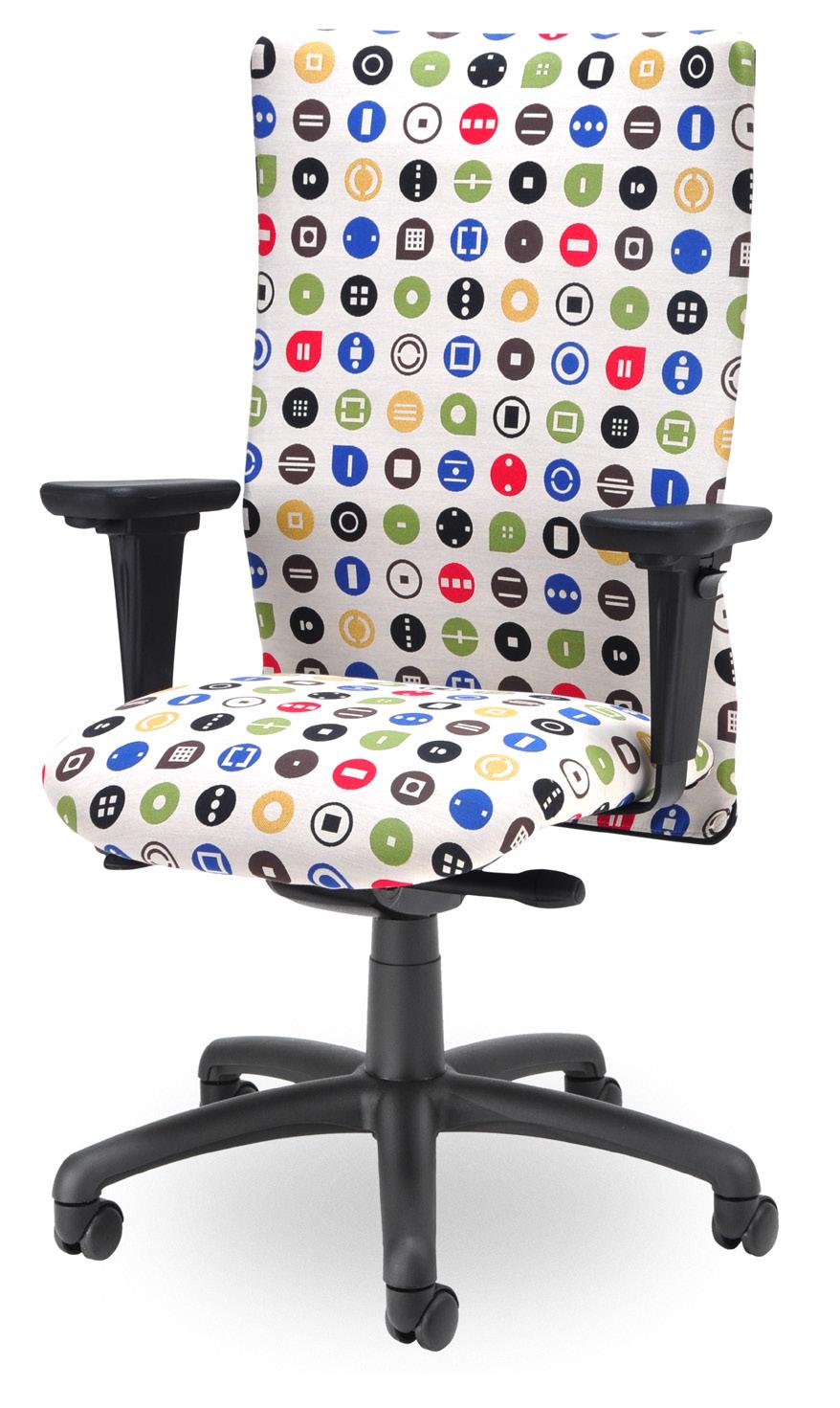ergonomic work chairs Natural lumbar support is designed into this thin sleek back.