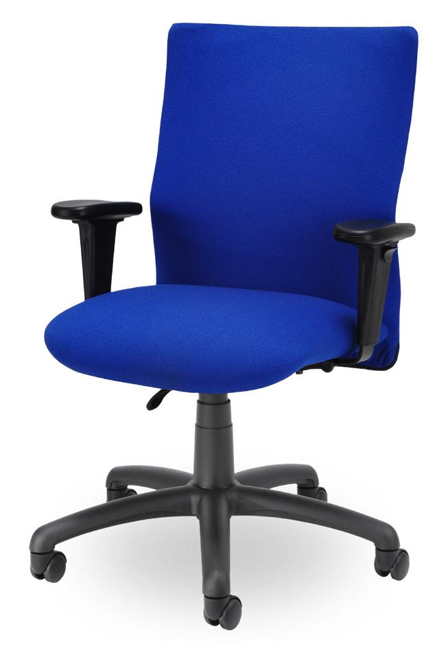 base, and red mesh (JA210 Q22 TA FCB); Jay medium back work chair with T-style adjustable