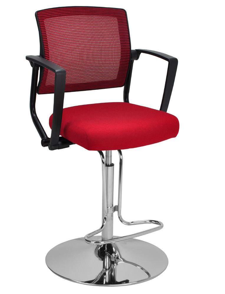 (JN204 E20); Jay Nest-it work chair armless with blue mesh back