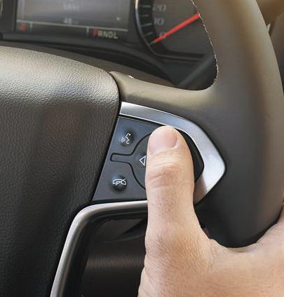 Steering wheel-mounted controls allow you to activate available Bluetooth 2 phone functions, set the cruise control, engage the available heated steering wheel and more.