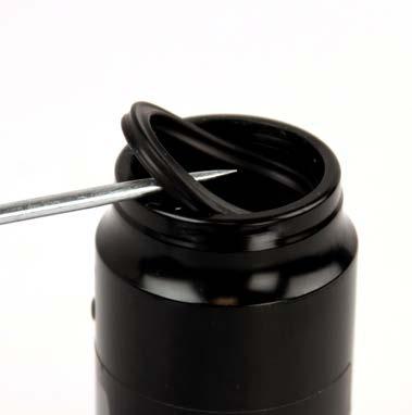 When replacing seals and o-rings, use your fingers or a pick to remove the seal or