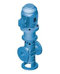 The KF flange pump is the universal pump for horizontal installation.