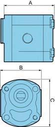 Technical specifications 1 2 3 4 5 6 7 8 9 10 11 12 Auxiliary mounting pad Gear pump Operating Displacement Pressure Dimension Mass Efficiency German group 1 01 02 Continuous max. pressure Max.