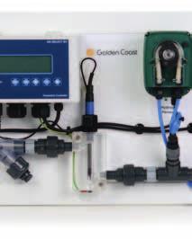 Hydrogen Peroxide Dosing System A non chlorine based dosing system suitable for domestic pools. Features Control and regulation of ph with hydrogen peroxide on timed dosing.