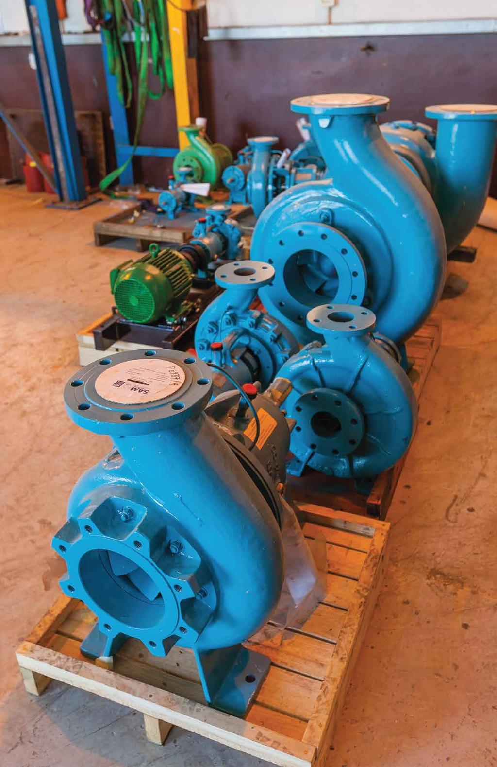 SAMCO Chemical Process Pumps CSO/CP Series CASING WEAR PLATES (CP ONLY): Pump models F3 upwards are fitted with replaceable casing wear plates, cutting the costs of replacing expensive casings and
