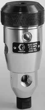 GRACO SEALANTS AND ADHESIVES EQUIPMENT APPLICATORS Automatic Dispense Valves Ordering Information Technical Specifications 918533 - Ambient Extrusion Valve, 1/4 npt(f) 2 Typical Application: