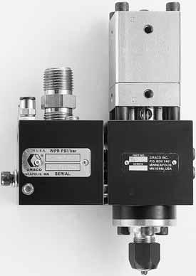 The square body valve is divorced design and easily mounts to a bracket for interfacing to robot wrists, pedestal mounts, and automation fixtures. The valve includes the manifold (Part No.