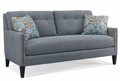 3156-3 SOFA H38 W72 D22 in. Loose Pillow Back Arm Height: 26 in.