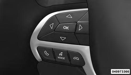 The system allows the driver to select information by pushing the following buttons mounted on the steering wheel: DID Buttons UNDERSTANDING YOUR INSTRUMENT PANEL 19 UP Arrow Button Push and release