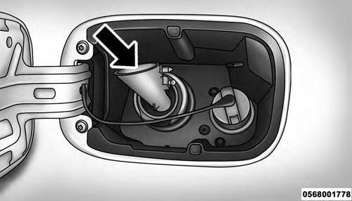 STARTING AND OPERATING 61 CAUTION! To avoid fuel spillage and overfilling, do not top off the fuel tank after filling.