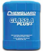 CLASS A PLUS FOAM CONCENTRATE Chemguard Class A is a non-corrosive, non-toxic, biodegradable foam concentrate. When mixed with water in the correct proportion, it changes the properties of water.