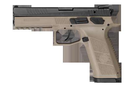PISTOLs CZ P-09 Outstanding Capacity THE CZ P-09 IS A HIGH CAPACITY SERVICE PISTOL THAT RETAINS ITS RELIABILITY AND ACCURACY EVEN IN THE MOST CHALLENGING CONDITIONS THAT MEMBERS OF THE ARMED FORCES