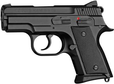 PISTOLs CZ 75 P-01 Ω Size matters A new generation of the CZ 75 D COMPACT bestseller, equipped with an improved OMEGA trigger mechanism with ambidextrous, easily interchangeable manual
