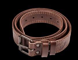 5120-5504-02 Belt with wire buckle - dark SIZE 120-135