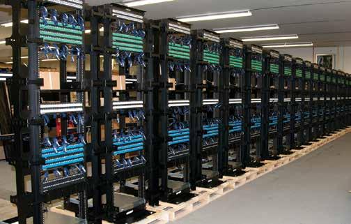 weight capacity Compatible with 5, 8, and 12" vertical cable managers Additional racks available from 36"H, 17 RMU to 108"H, 59 RMU* *These are not stocked product.