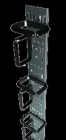 bundles Large openings to run cable front-to-rear Multiple attachment points for cable straps 4.