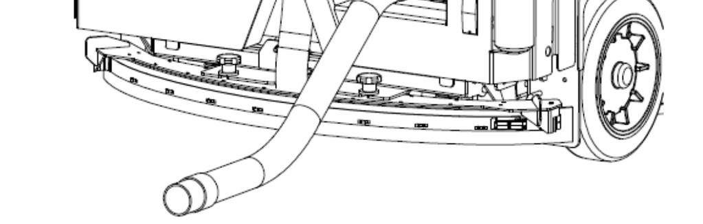 Shut off the engine and set the parking brake. 2. Open the recovery tank top covers. 3. Place the end of the recovery tank drain hose on the floor near a fl oor drain. (See Fig. 1) 4.