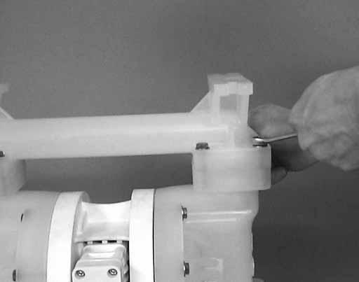 manifold and liquid chamber, inspect for nicks, gouges, chemical attack or abrasive wear.