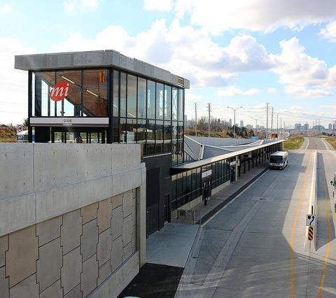 Transitway New bus-only roadway for MiWay Bus Rapid Transit routes as well as through GO buses 18 km east-west corridor spanning Mississauga, with buses