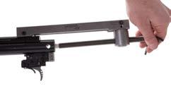 Assembling Your Gun with the Rail Lock 1) Position the internal components of your rifle