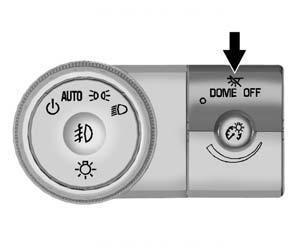 Interior Lighting Instrument Panel Illumination Control The instrument panel brightness knob is located on the instrument panel to the left of the steering column.
