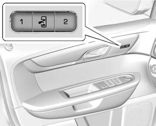 Tilt the top of the control rearward to recline.. Tilt the top of the control forward to raise.