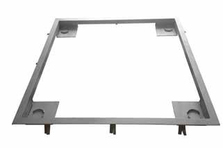 Pit Platform Pit Frames Removable top plates option Incorporates Flintec OIML approved IP 68 stainless steel loadcells.