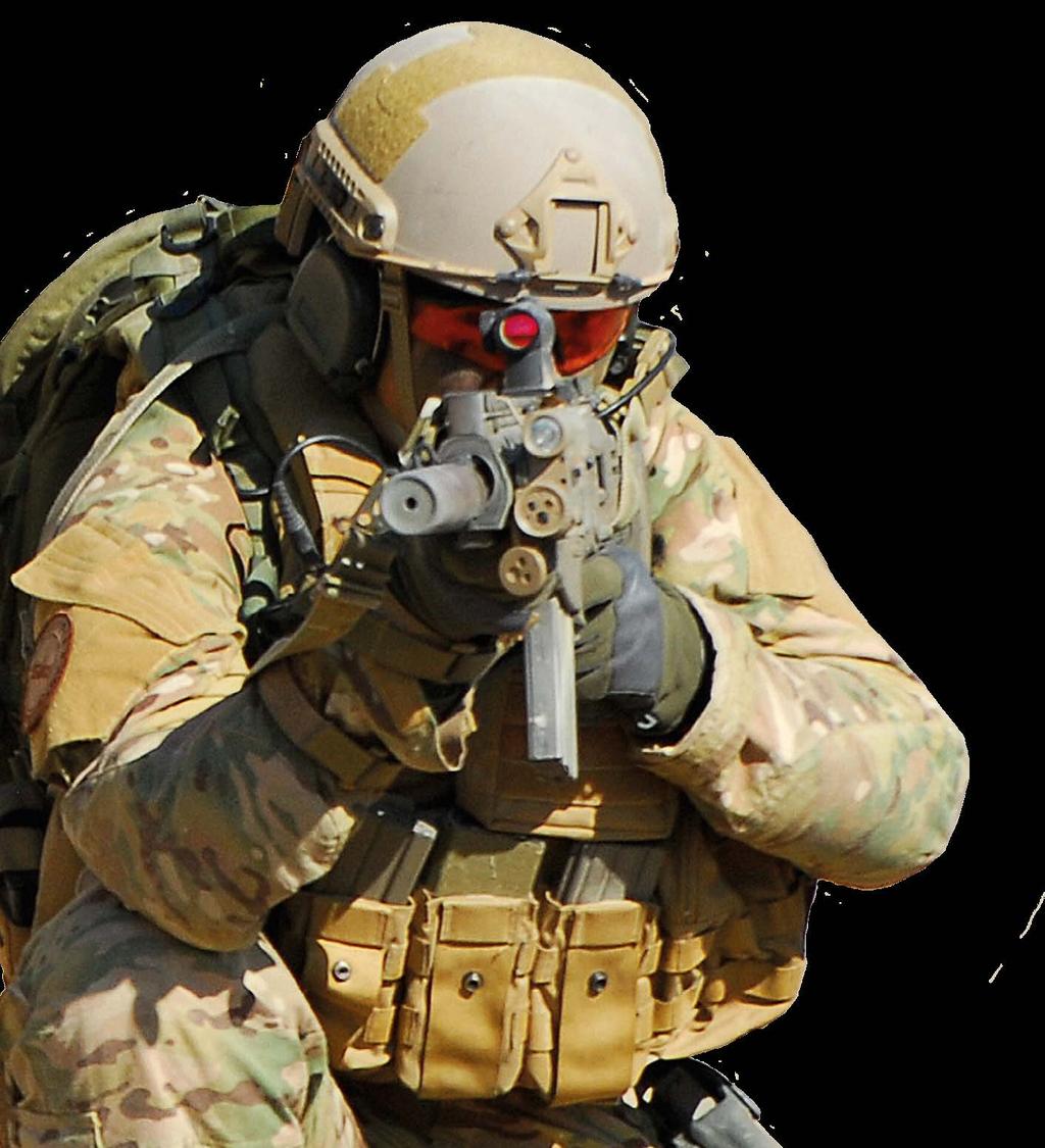 ballistic protection is at the heart of the system.