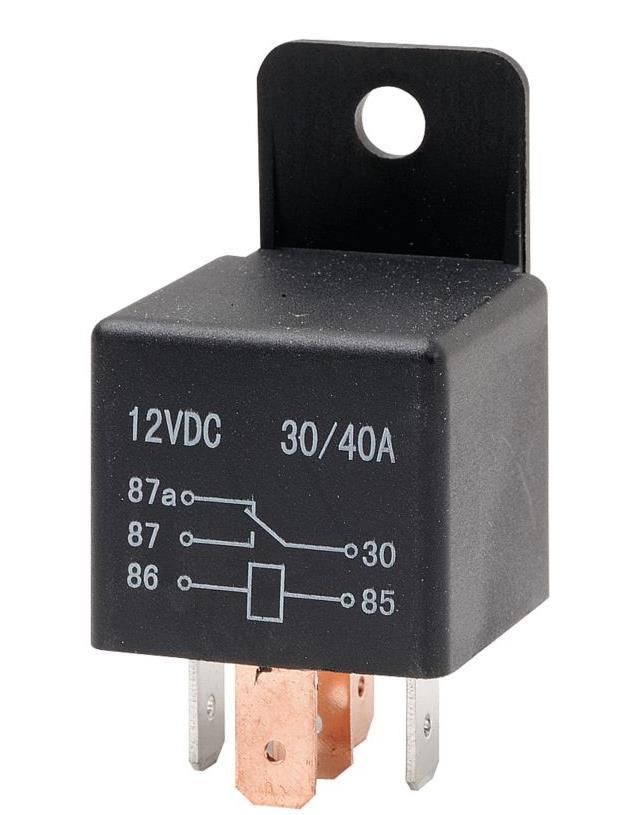 Figure 3: 12 Volt Pull DPDT switch for relay 1,2, and 3 R 1 -Normally Closed Opens in response to +12V Aux power from Main control panel, Cuts IC power to the Adafruit Board R 2 -Normally Closed