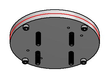 the mounting studs are Figure 19 - Top View, Assembled