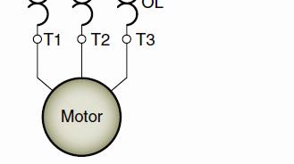 Once started, the motor will continue to run with a phase loss as a single-phase motor.