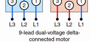 In the case of multi-speed motors, the reconnection results in a motor with a