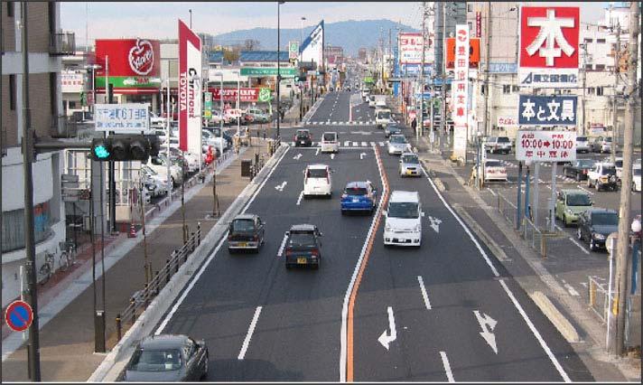 [Upgrade of Road Infrastructure] Additional lanes Dedicated lanes for turning <After