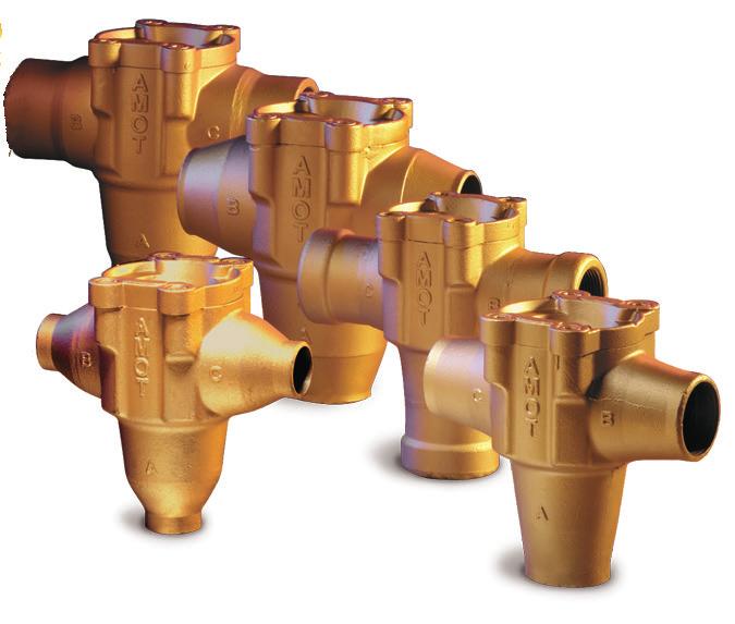 rates of 3-82 m 3 /hr (13-360 US gpm) DN20 - DN80 (¾ - 3 ) pipe sizes Welded connections Tamper-proof temperature settings from 35 C - 82 C (95 F - 180 F) Pressure ratings up to 35 bar (500 psi)