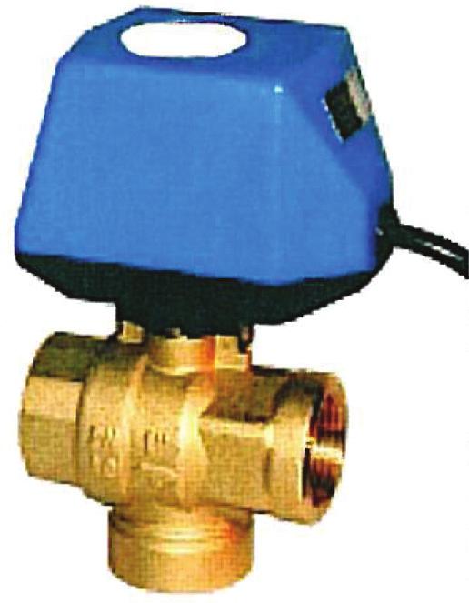 Switching Valve for Hot Water, DHPR NordiCold 086U2471 The exchange valve is of the ball exchange valve type.