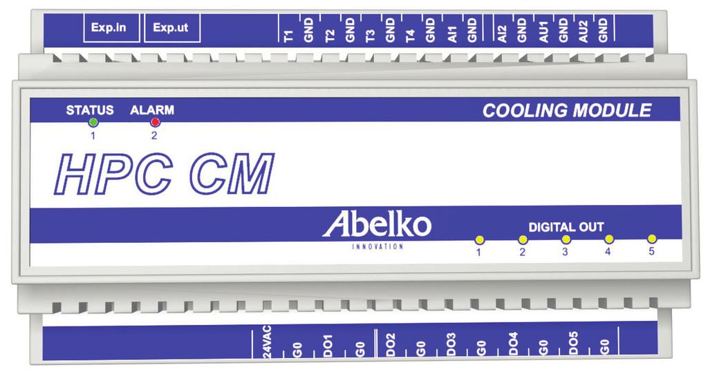 Cooling module HPC CM Abelko 086U3394 Passive cooling means that coolant circulates through the bore hole and the coolant tank without any heat pump starting.