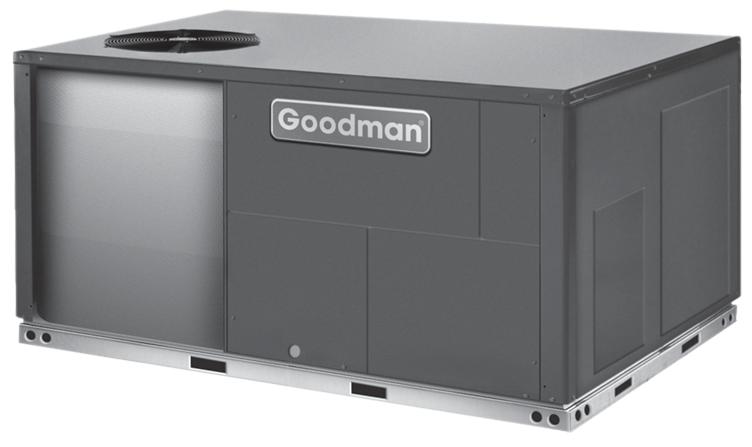 CPG COMMERCIAL 5-TON SELF-CONTAINED PACKAGED GAS/ELECTRIC UNIT The new Goodman CPG 13 SEER Commercial Packaged Gas/Electric units feature the environmentally friendly refrigerant R-410A, which is