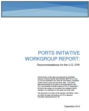 Background Recommendations from Ports Initiative Workgroup Overarching recommendation: provide funding, technical resources, and expertise to enable and encourage environmental improvements.