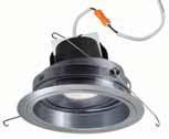 55 watts and 82 CRI the 0 to 45 degree Adjustable LED Diamond Retrofit is an excellent Green Energy Efficient lighting solution for wall-washing, accent and slope ceiling commercial and residential