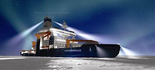 23 October 2013 Aurora Borealis - a new European research icebreaker - is on the drawing boards of Aker Arctic, a global leader in design and ice model testing.