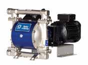 reduces energy consumption up to 5x compared to traditional air operated diaphragm pumps