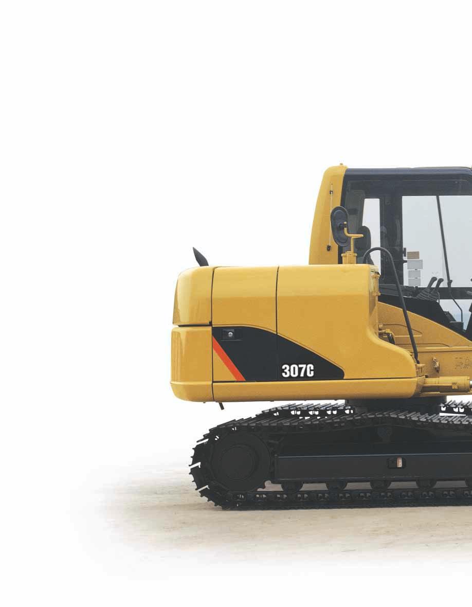 307C Hydraulic Excavators The C Series incorporates innovations for iproved perforance and versatility. Engine The 307C is powered by the MMC 4M40 engine.