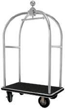 Cart Stainless Steel with Black Carpet 1050 x 610 x 1820 35