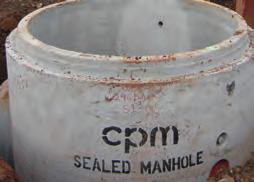 CPM Sealed Manholes Perfect Manhole System Base Unit Outlet diameter 1200 100 1550 1200 150 1700 1200 225 1900 1200 300 2100